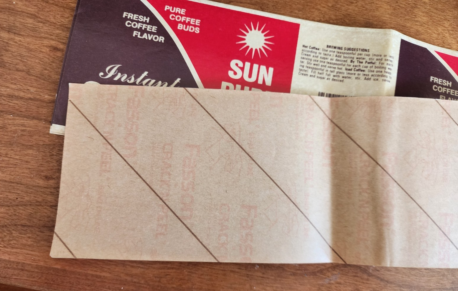 Lot of 3 instant Coffee Sticker Prop