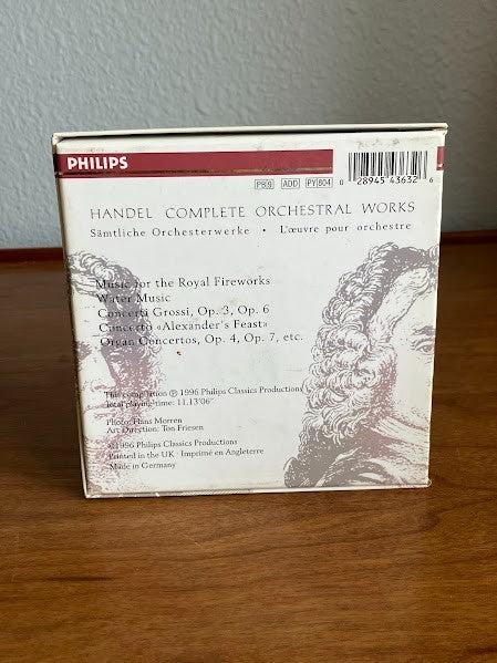 CD Set - HANDEL COMPLETE ORCHESTRAL & WORKS