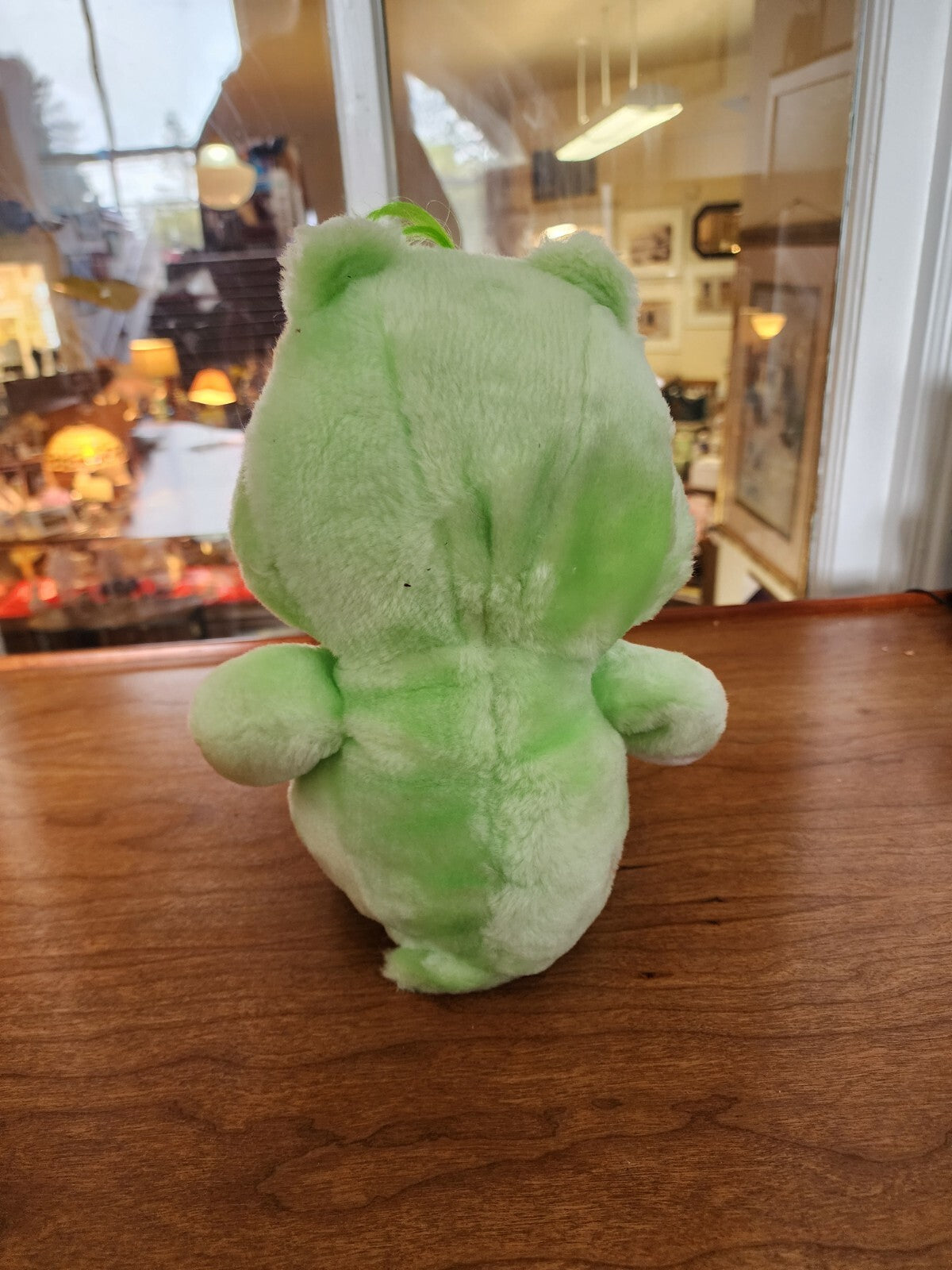 Vtg Care Bear 1980’s Light Green Good Luck Shamrock 13”