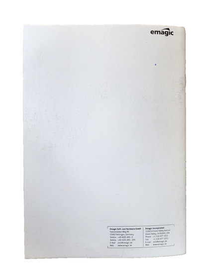 Emagic Es1 Software Instruments Instructions only