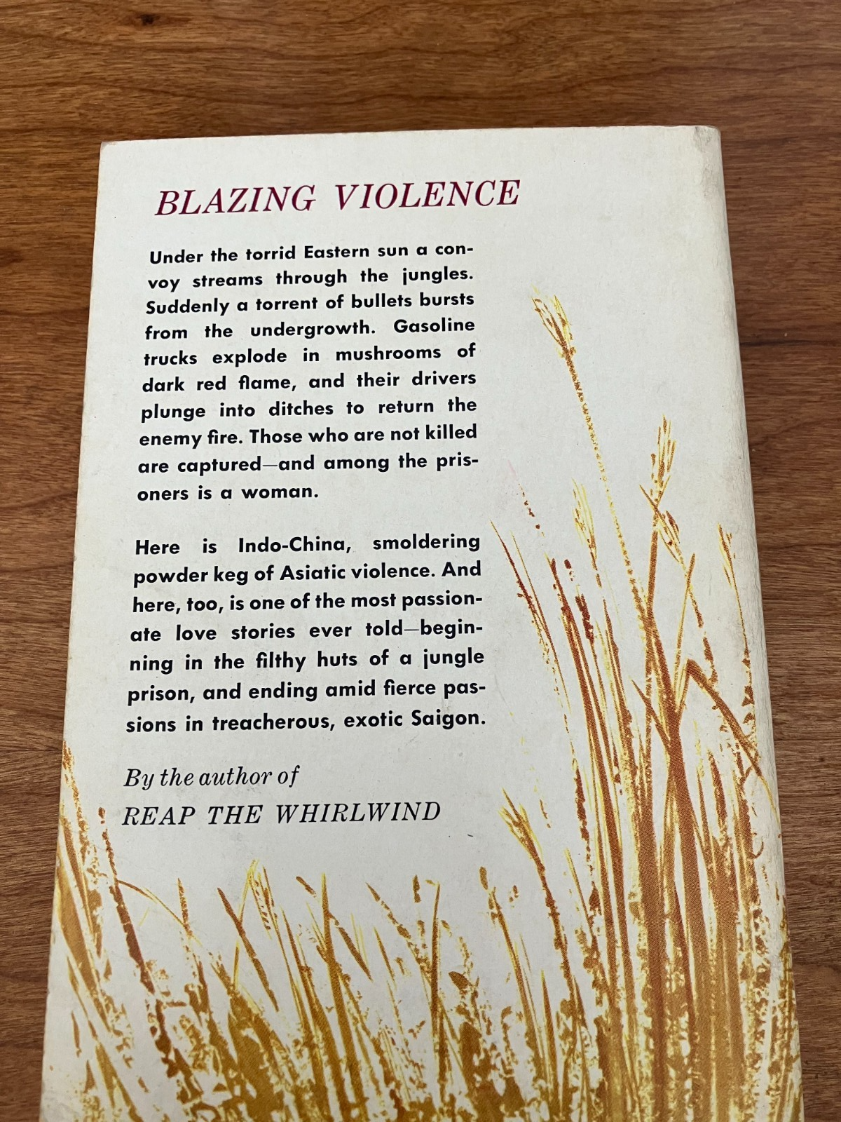 Vintage Paperback - Blaze of the Sun by Jean Hougron