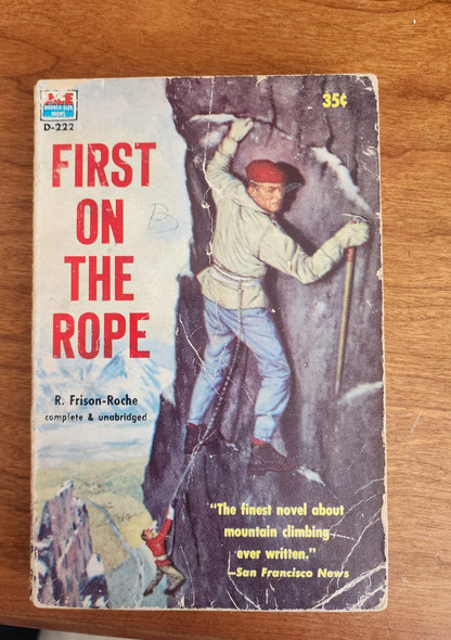 Ace Paperback First On The Rope by R. Frison Roche