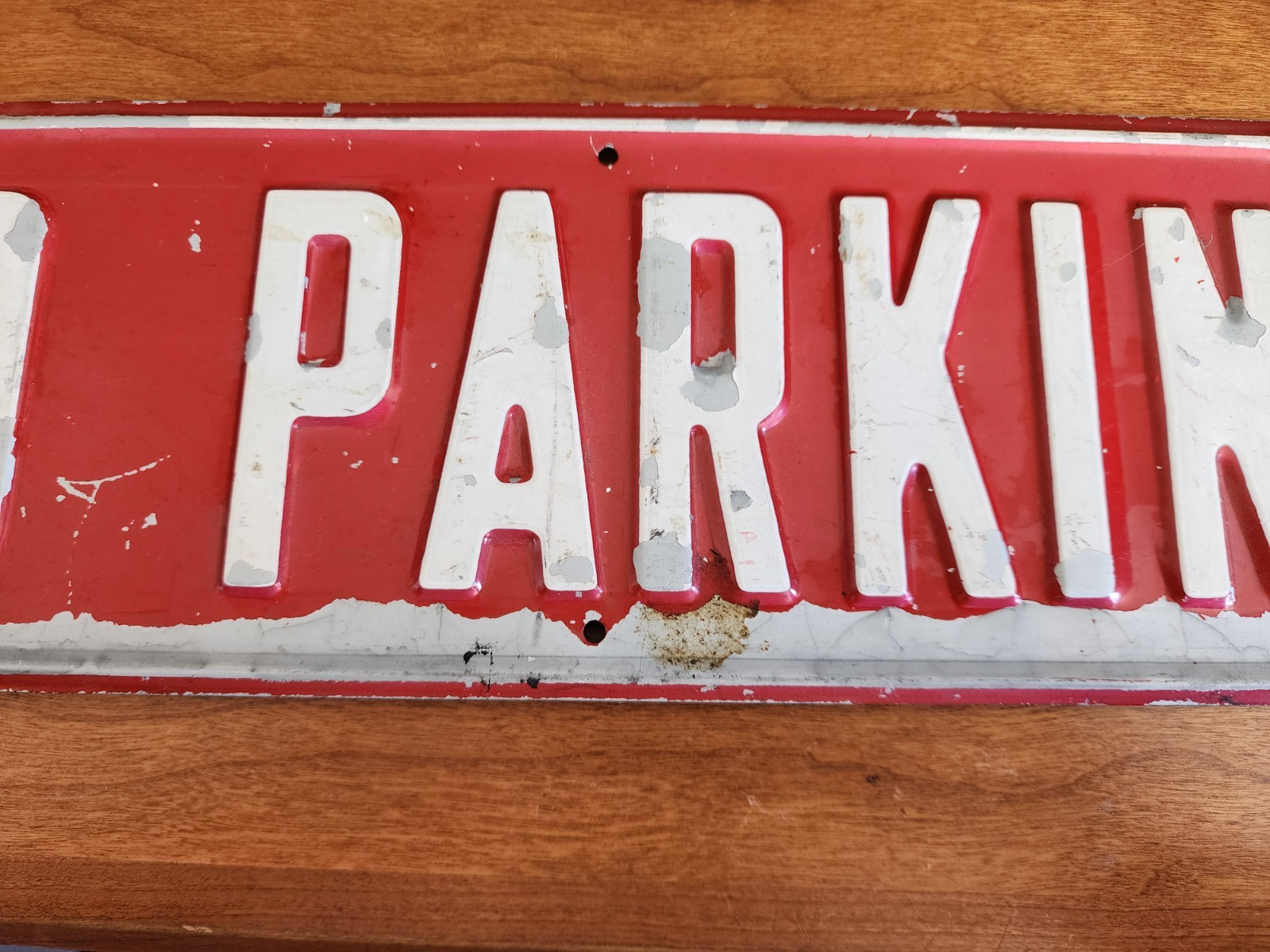 No Parking 12x16 Aluminum Sign 15.5" x 4.5"