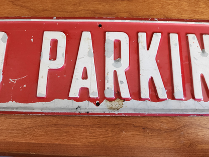 No Parking 12x16 Aluminum Sign 15.5" x 4.5"