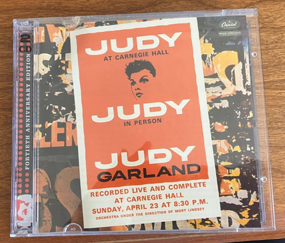 Judy Garland CD: Judy at Carnegie Hall (double CDs)