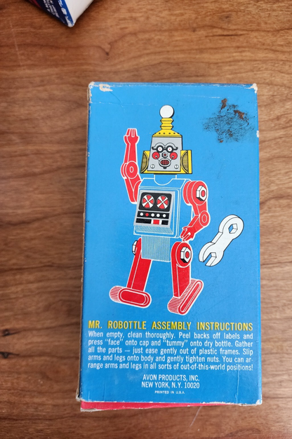 Vintage Avon Mr. RoBottle Bubble Bath Robot