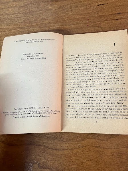 Bantam Book - THE TOWN CRIED MURDER by Leslie Ford