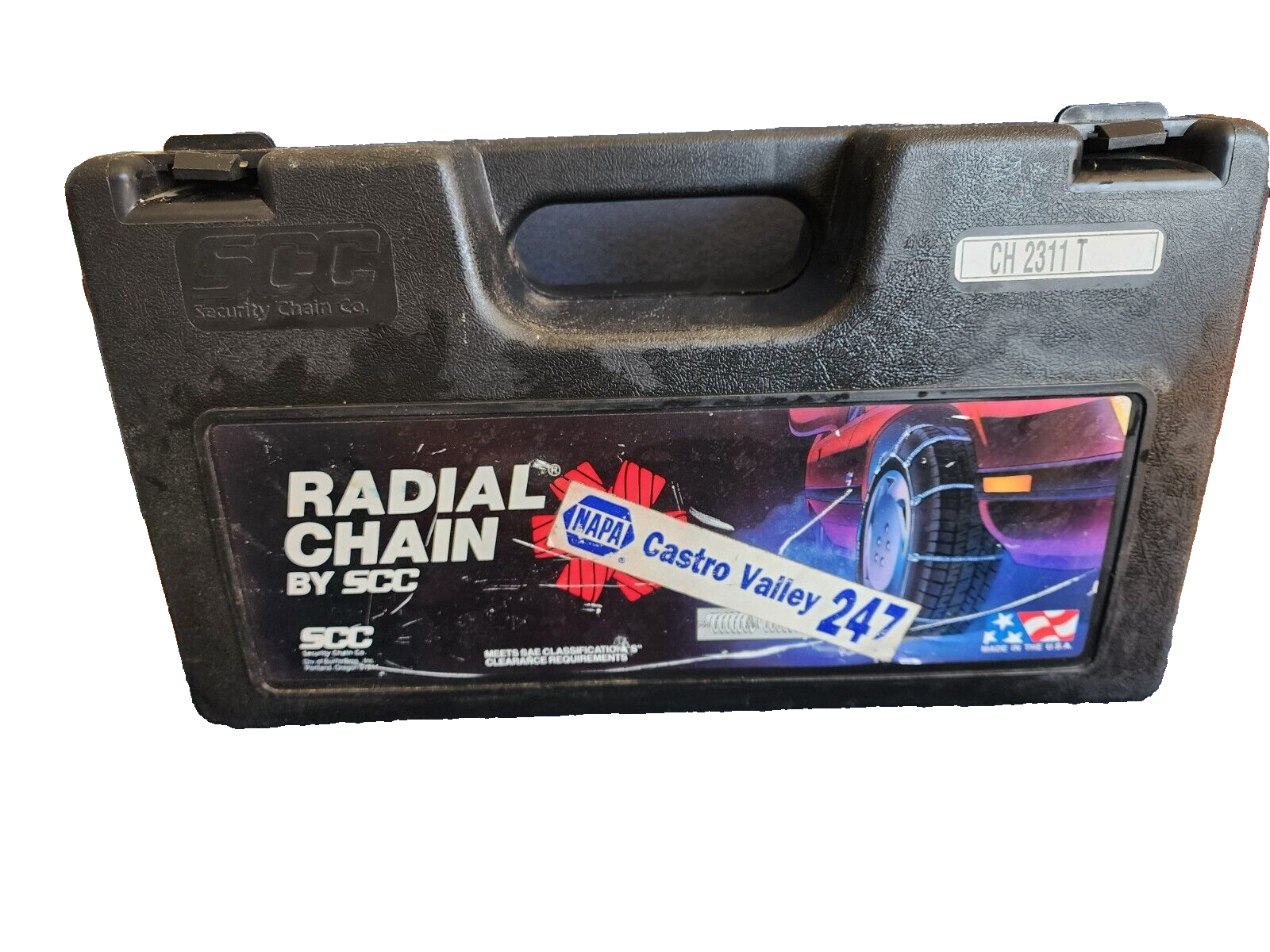  NEW Radial Chain Cable traction by SCC Tire Chains SC2612, Snow Chains set of 2