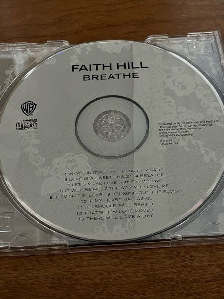 CDs (lot of 2) - Faith Hill: "Faith" & "Breathe"