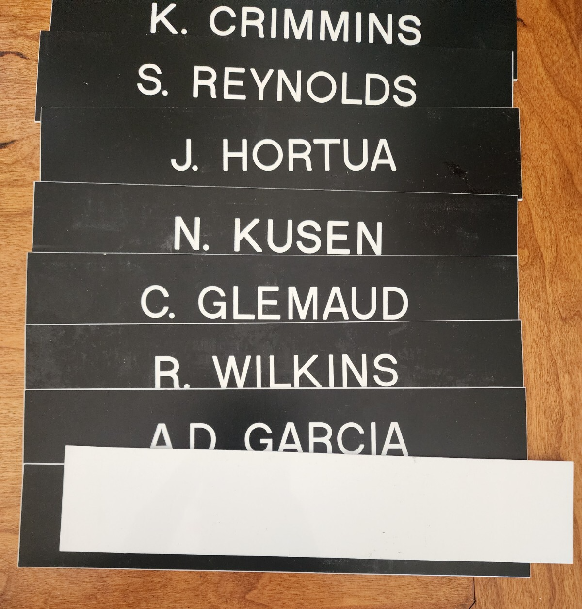 9 Pcs Office Name Tags Film Prop
