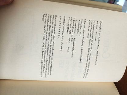 Getting Together : Building a Relationship That Gets to Yes - HC