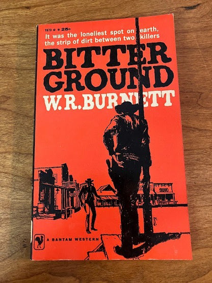 Bantam Books - Pale Moon and Bitter Ground by W.R. Burnett - lot of 2