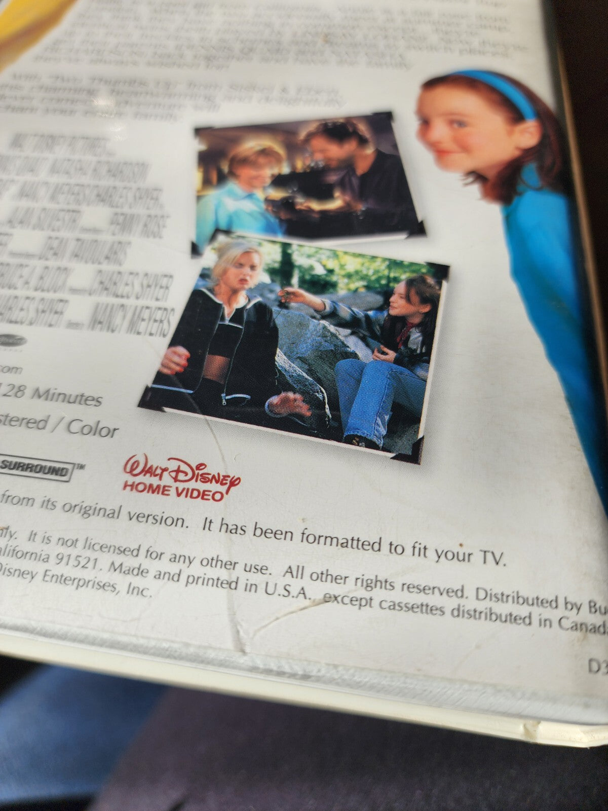 The Parent Trap VHS 1998 Disney Clamshell Lindsey Lohan