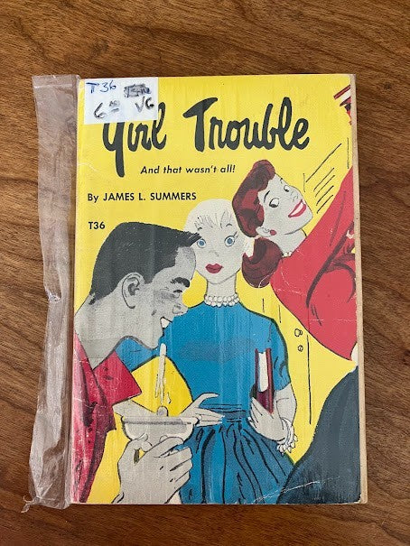 Vintage Paperback - James L. Summers: GIRL TROUBLE