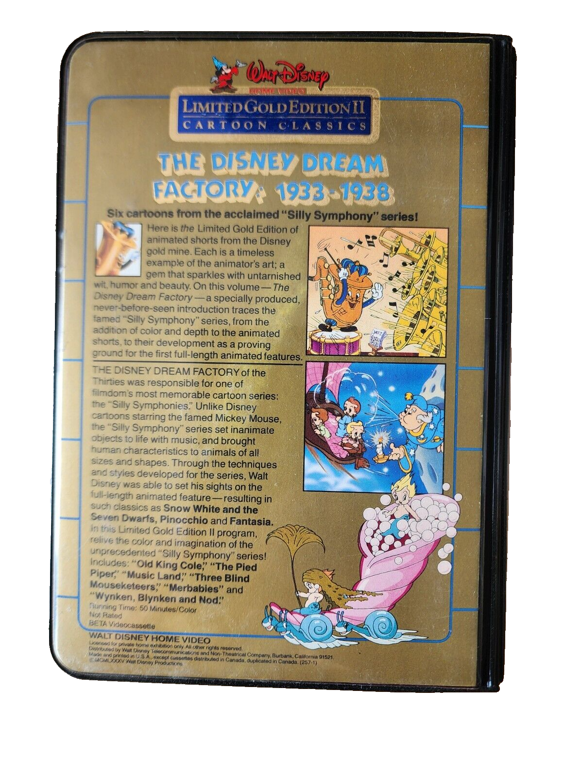 Walt Disney Limited Gold Edition II - The Disney Dream Factory: 1933-1938 BETA