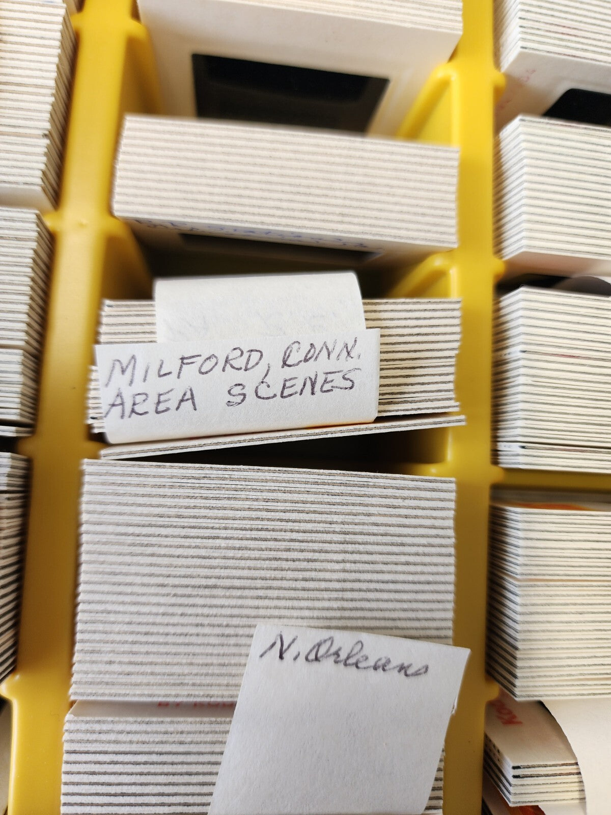 Vintage SV Smith Victor Metal Slide File Case Made In Griffith, IND USA Blue 