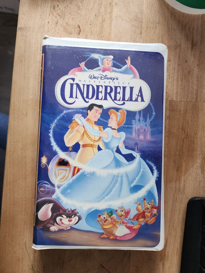 Walt Disney’s Cinderella VHS Tape Limited Edition Case