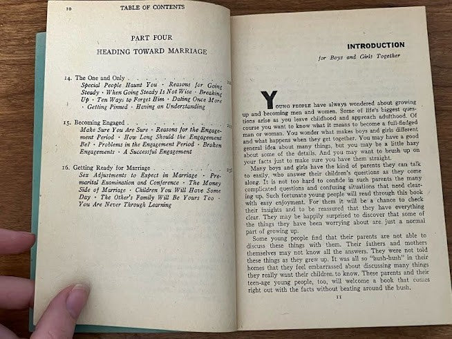 FACTS OF LIFE AND LOVE FOR TEEN-AGERS Evelyn Duvall