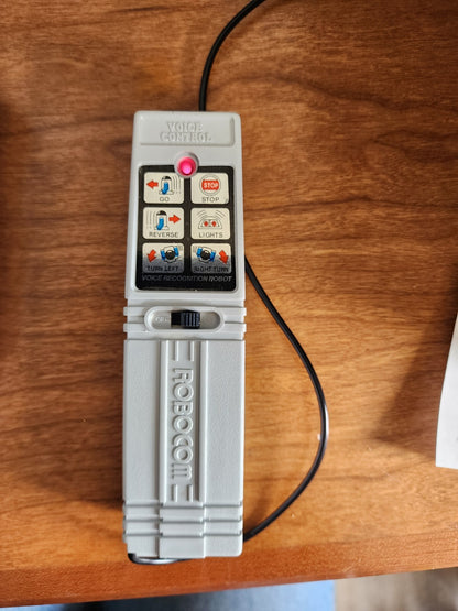 Vtg 1984 Battery Operated Robocom w/Voice Recognition