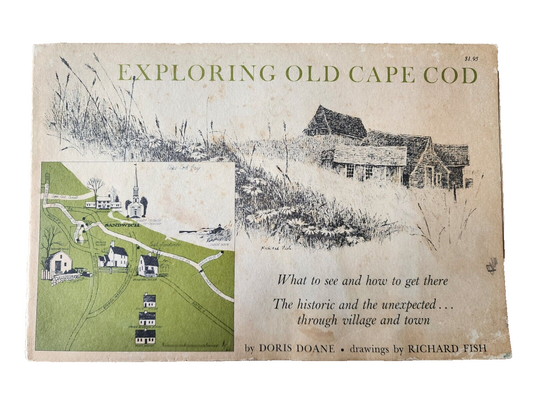 1969 Exploring Old Cape Cod Doris Doane Richard Fish Paperback Vtg