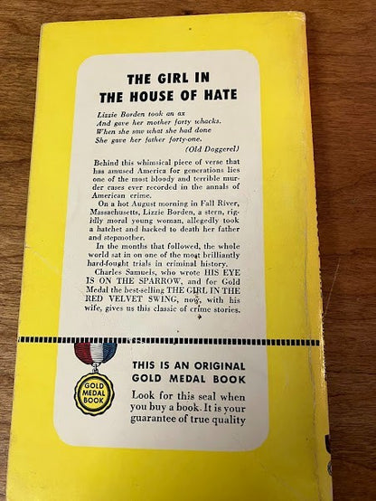 Girl in the House of Hate by Charles and Louise Samuels