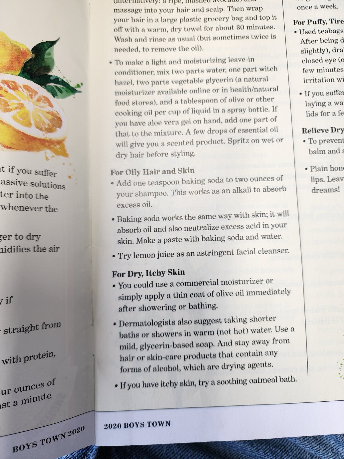 Boys Town The Book of Home Remedies -The Old Farmer's Almanac Tips & Tricks 2020