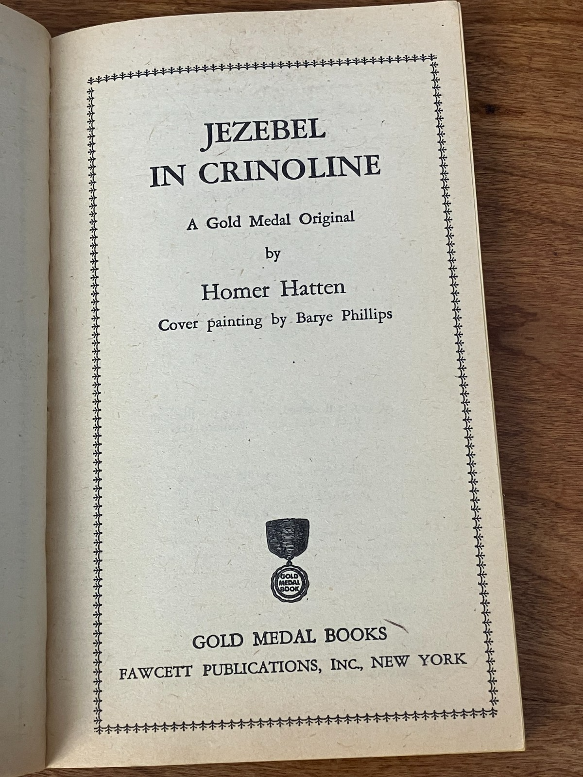 Jezebel In Crinoline - Homer Hatten book