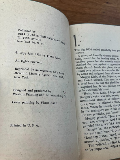 Vtg Paperbacks by Frank Kane - lot of 2