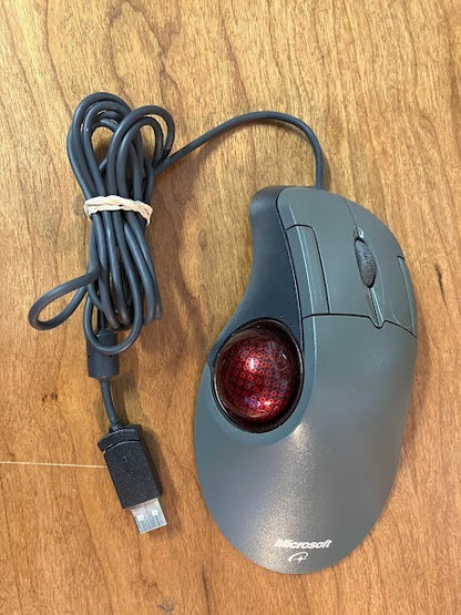 Wired Mouse - Microsoft Trackball Optical 1.0 Trackball Mouse: X05-87475 USB