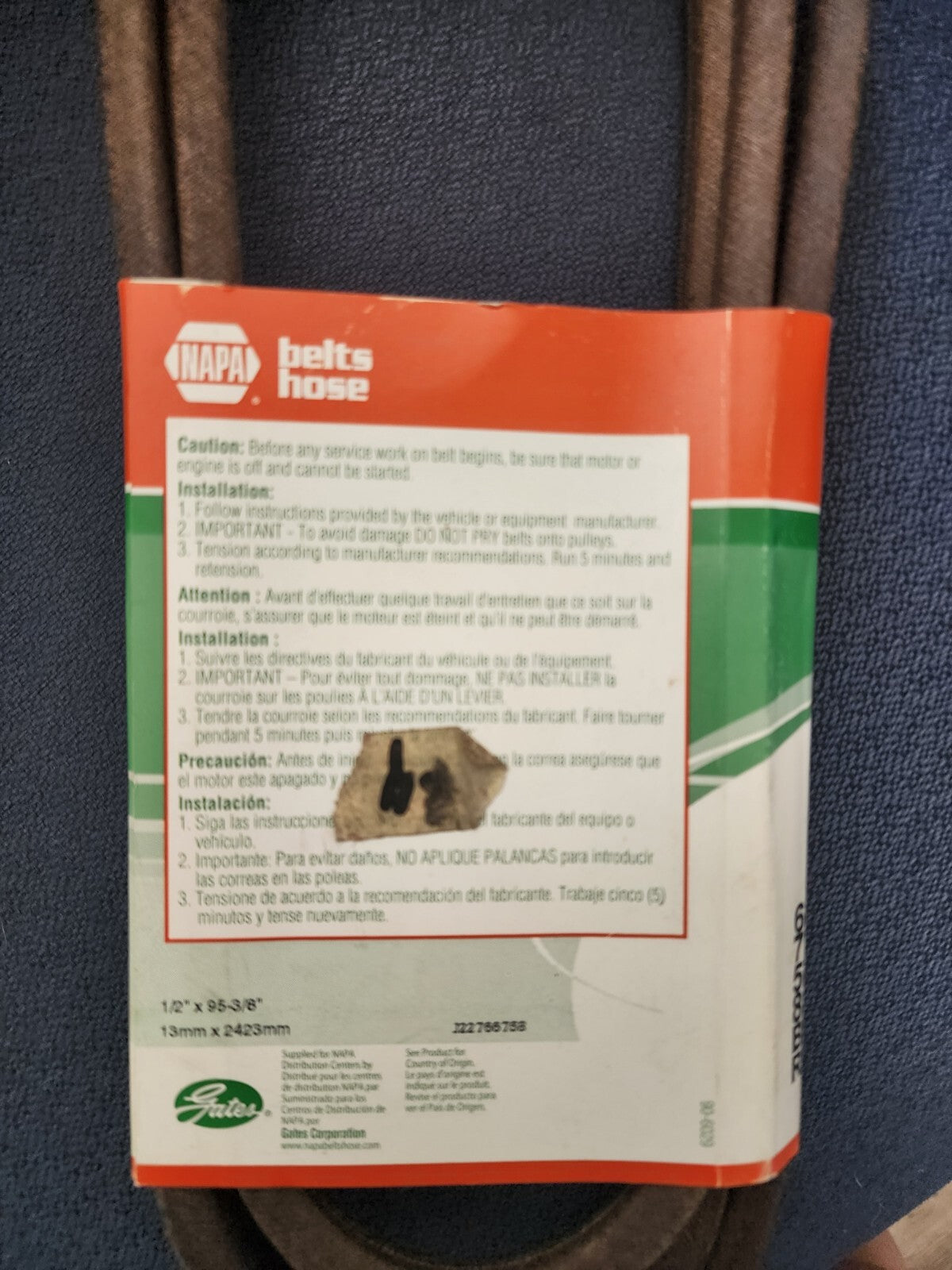 Napa 6758BR BladeRunner Belt **OEM**