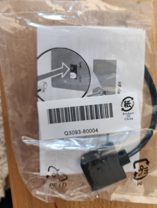 NEW Genuine HP 2-Wire Phone Cord Adapter Q3093-80004