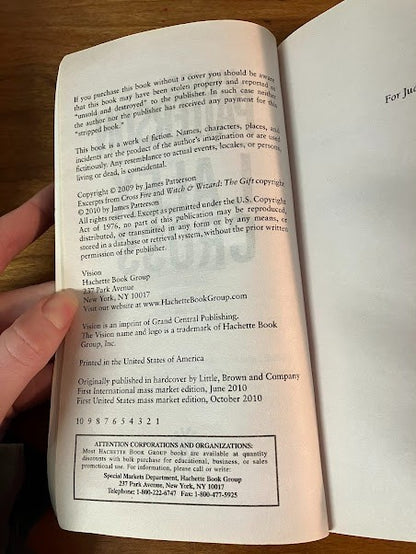 James Patterson Novel Mixed Bundle - lot of 3