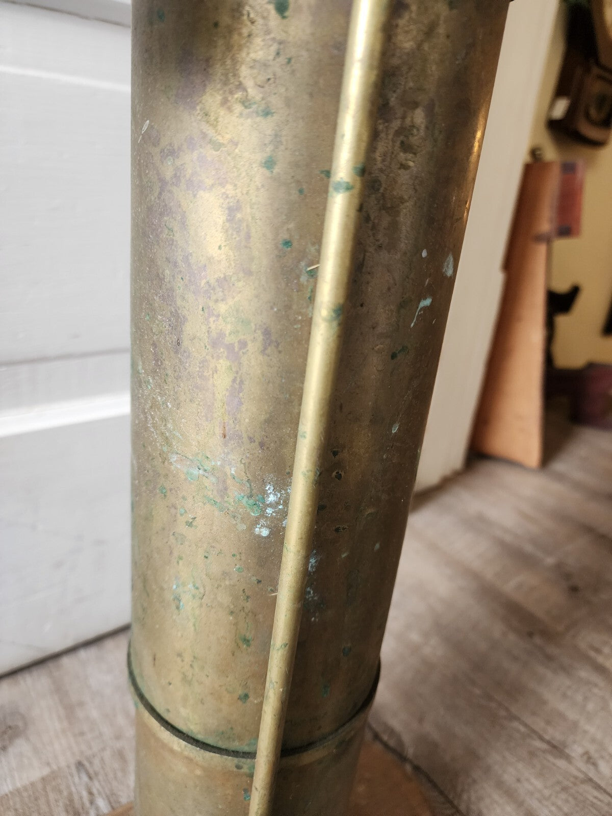 Antique Vtg Original Nautical Marine Ship SWEDEN Foghorn TYFON Working