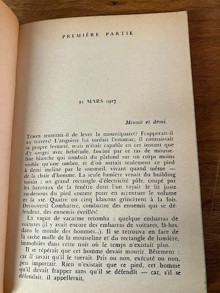 La Condition Humaine - Andre Malraux
