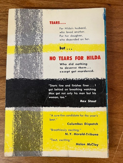 Vtg Paperback - No Tears For Hilda by Andrew Garve