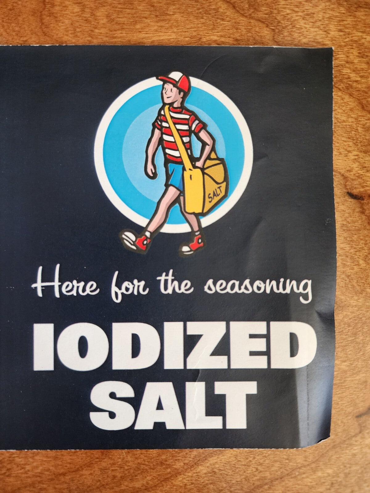 Iodized Salt Sticker Prop