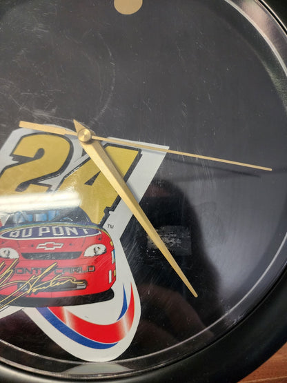 Jeff Gordon #24 Nascar Racing Clock