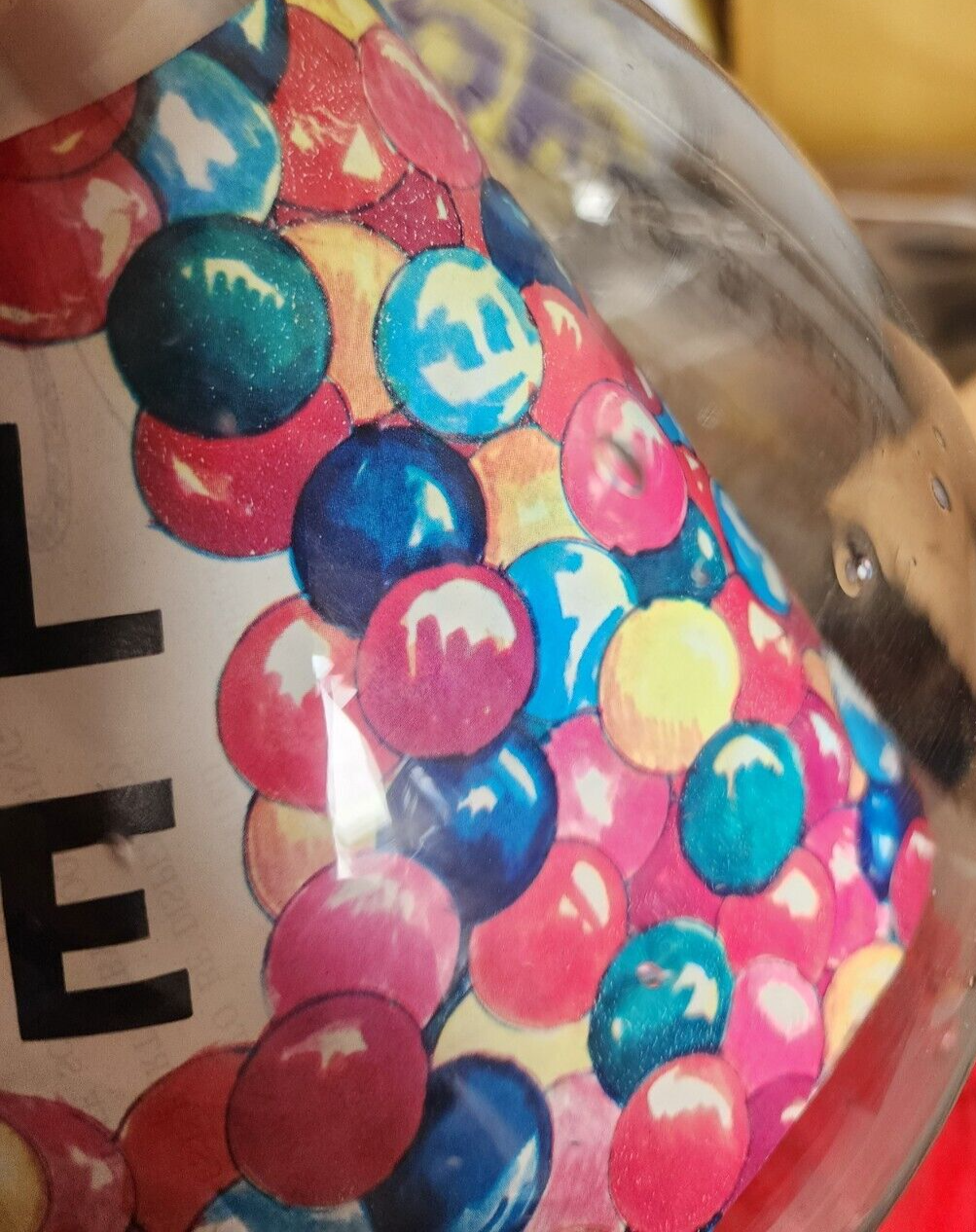 Vtg Gumball Machine - 11-Inch Retro-Style, Coin-Operated Cast Metal
