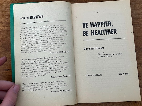 Popular Library - "Be Happier, Be Healthier" & "Are your Troubles Psychosomatic"