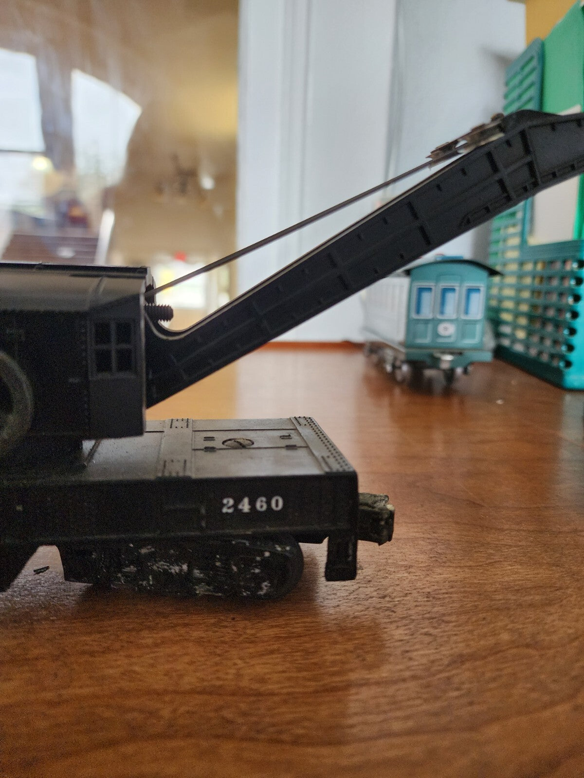 Vtg Lionel Lines 2460 Black Bucyrus Erie Crane Car Variation