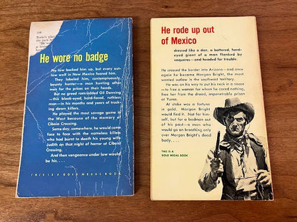 Gold Medal Westerns by Frank Castle - lot of 2