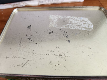 Vintage Flying Horse Tea Tin Can - Hong Kong