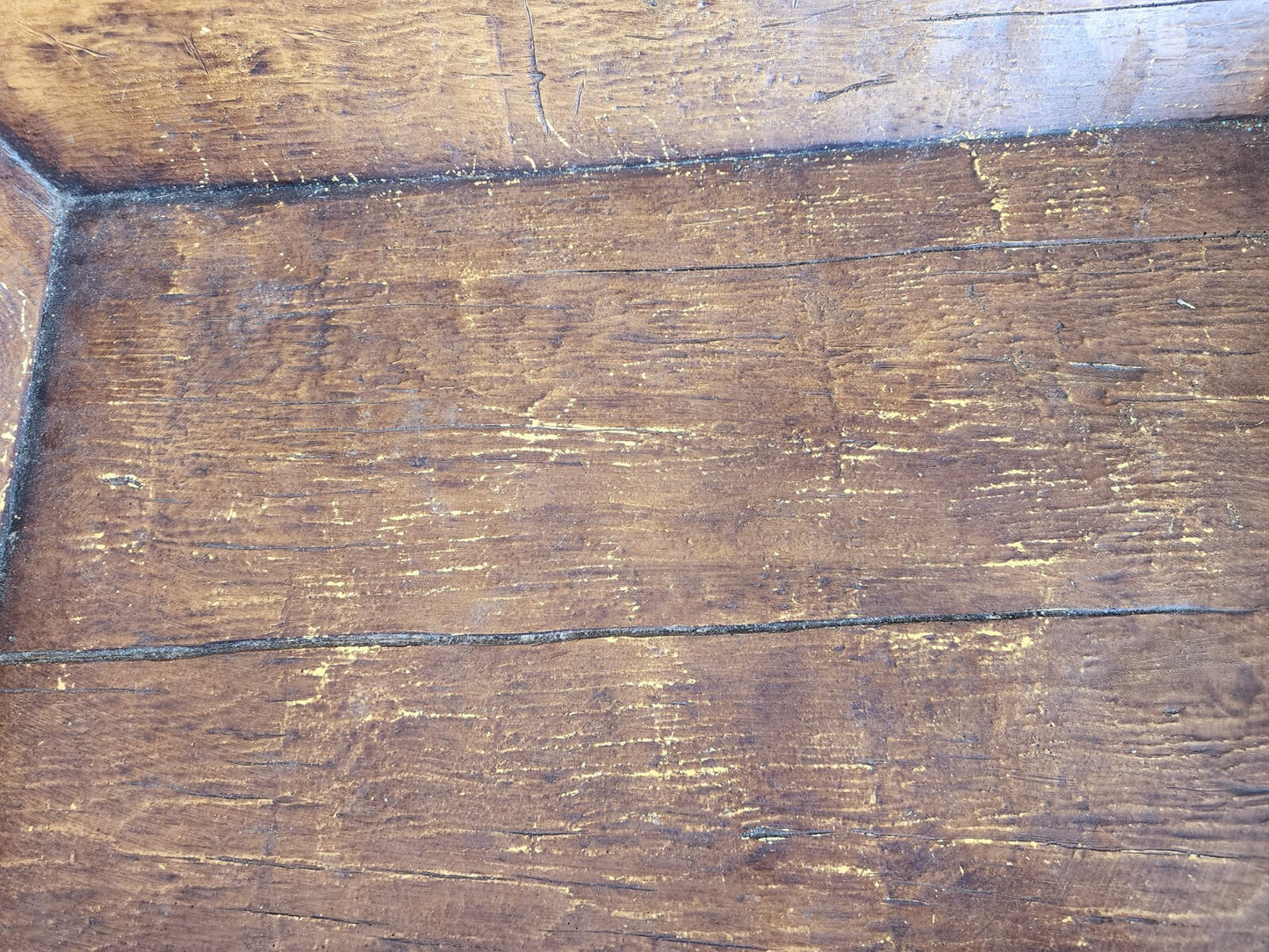 17' x 23"' Rustic wooden tray with handles