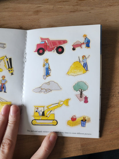 Little Construction Site Sticker Activity Book by Cathy Beylon