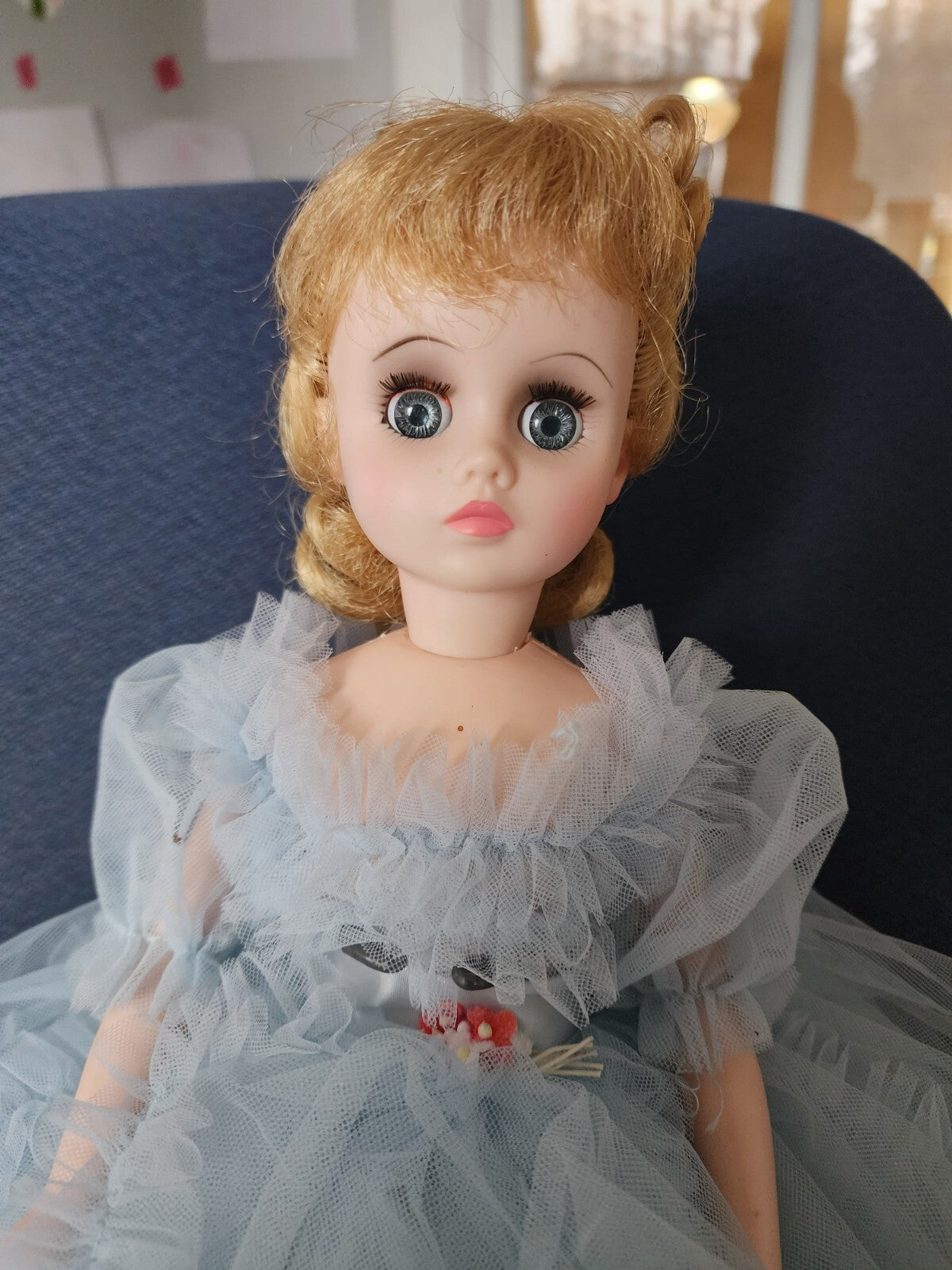 Madame Alexander  17” “ELISE” Doll All Original Vintage 1960s BlonHair Eyes Work