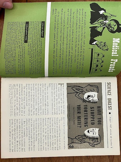SCIENCE DIGEST Magazine - 1957