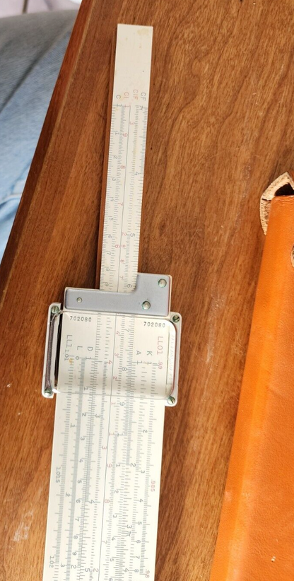 VTG K&E Model 4081-3S Log Duplex Slide Rule with Leather Case
