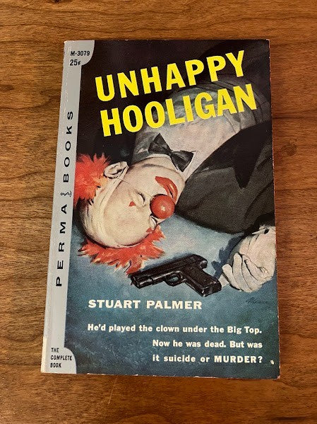 Vtg Paperback - Unhappy Hooligan - Stuart Palmer