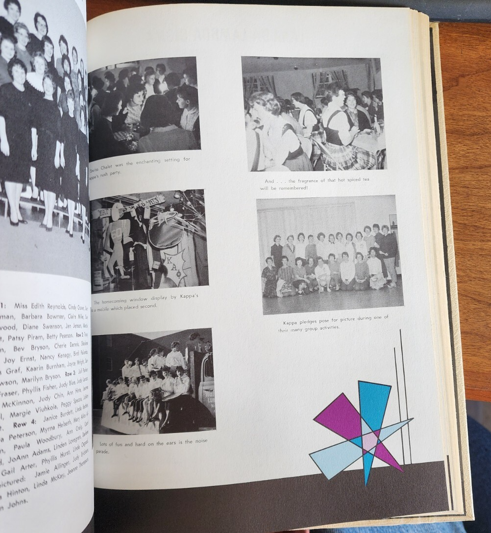 1961 Linfield College Yearbook, McMinnville Oregon, Oak Leaves
