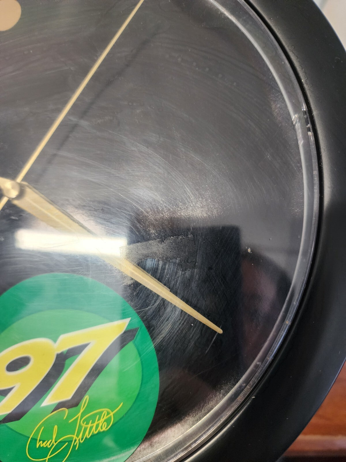 97 Chad Little Nascar Racing Clock